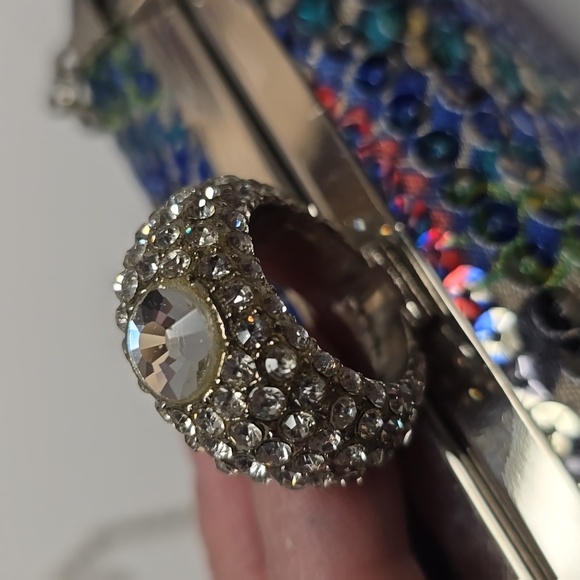 Multicolor Sequin Clutch Bag - Picture 6 of 12